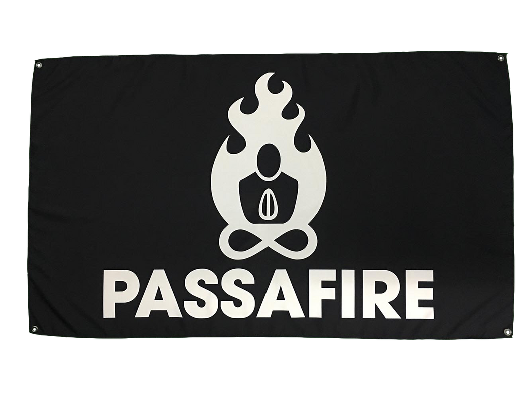 Flame Logo Flag